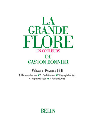 cover image of La grande Flore (Volume 2)--Familles 1 à 5